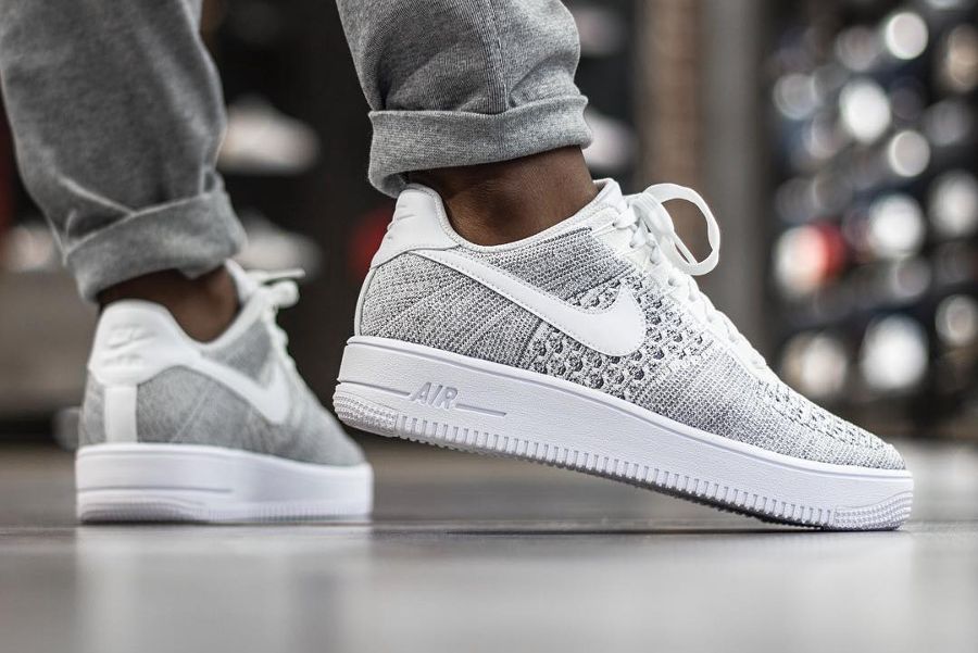 nike air force 1 flyknit low homme
